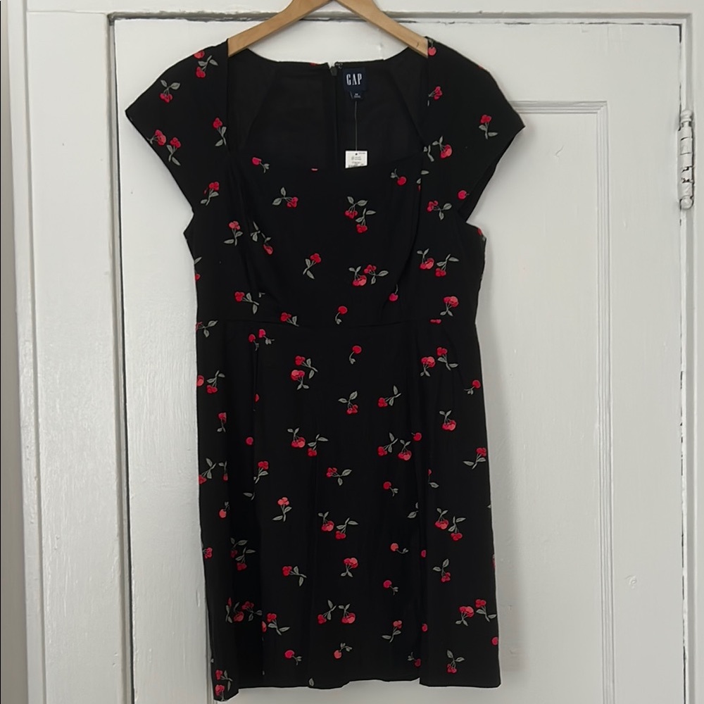 GAP Linen-Blend Cap-Sleeve Mini Dress - Picture 4 of 6
